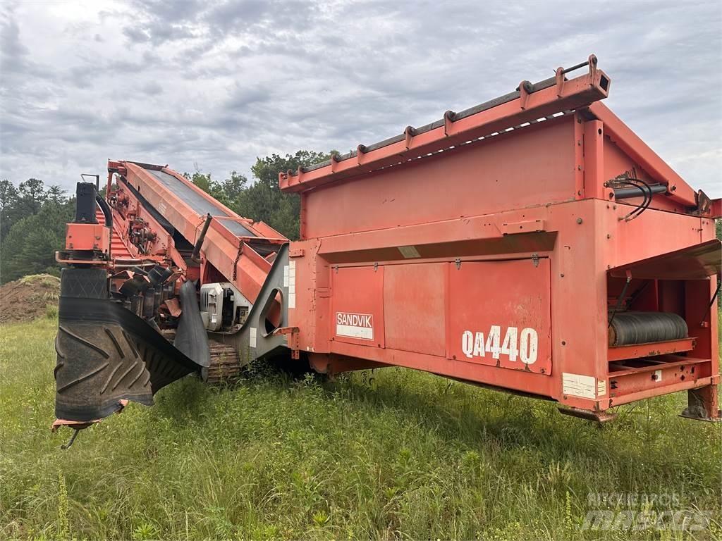 Sandvik QA440 Zeefinstallatie