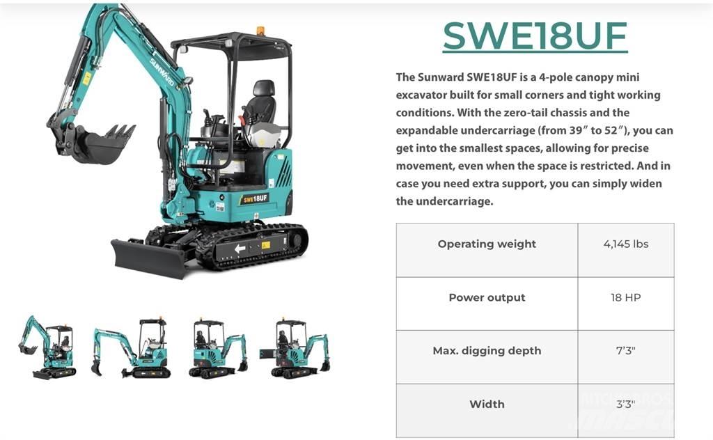 Sunward SWE18 Rupsgraafmachines