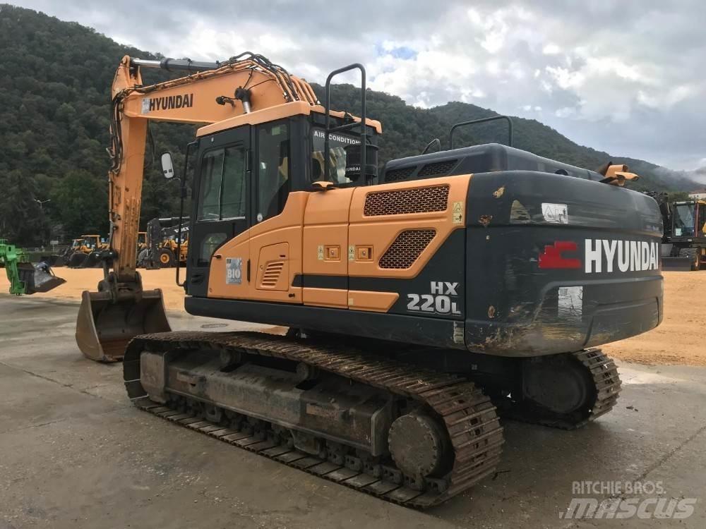 Hyundai HX220L Rupsgraafmachines