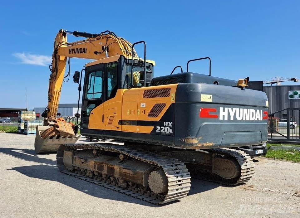 Hyundai HX220L Rupsgraafmachines