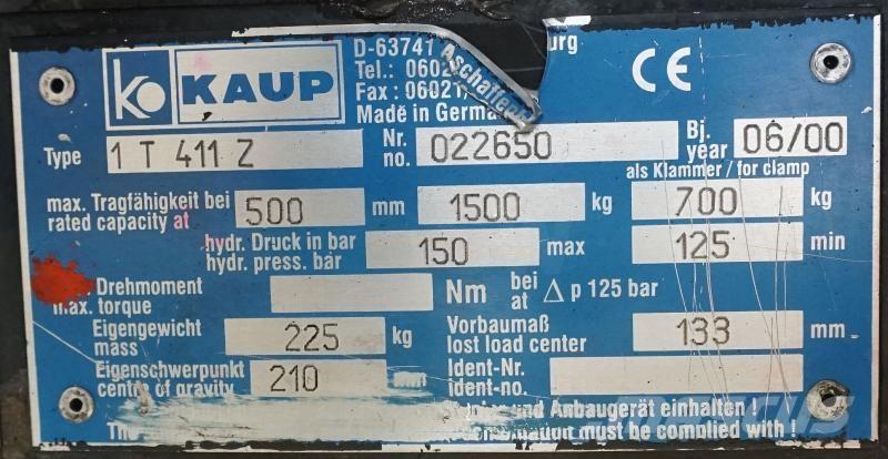 Kaup 1T411Z Overige tweedehands voorzetapparatuur en componenten