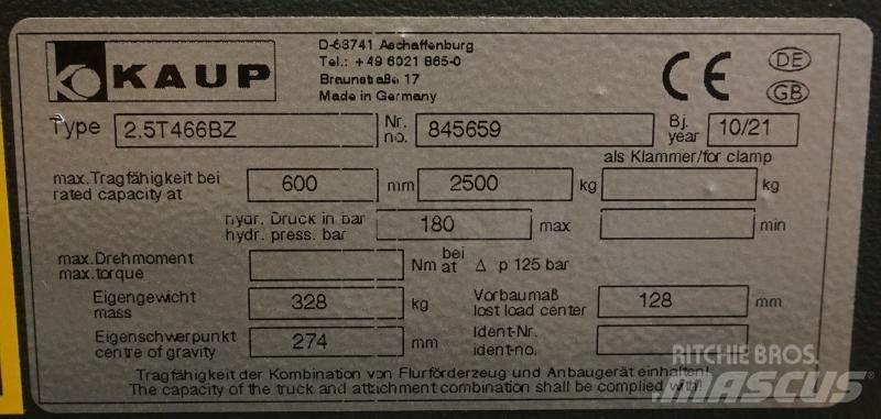 Kaup 2,5T466BZ Overige tweedehands voorzetapparatuur en componenten