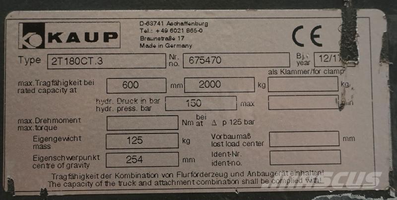 Kaup 2T180CT.3 Vorken