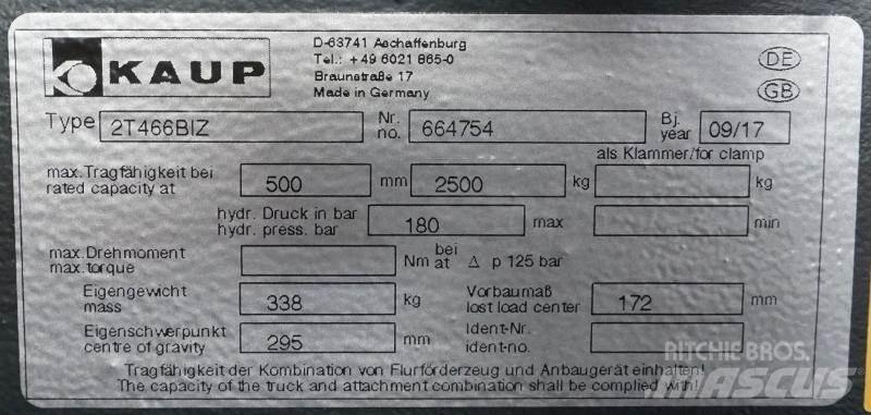 Kaup 2T466BIZ Overige tweedehands voorzetapparatuur en componenten