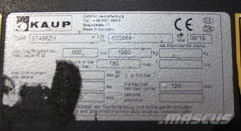 Kaup 2T466ZH Overige tweedehands voorzetapparatuur en componenten