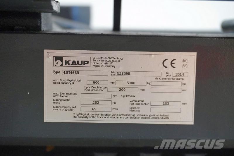Kaup 4,8T 466B Overige tweedehands voorzetapparatuur en componenten