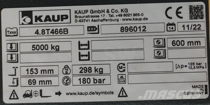 Kaup 4,8T466B Overige tweedehands voorzetapparatuur en componenten