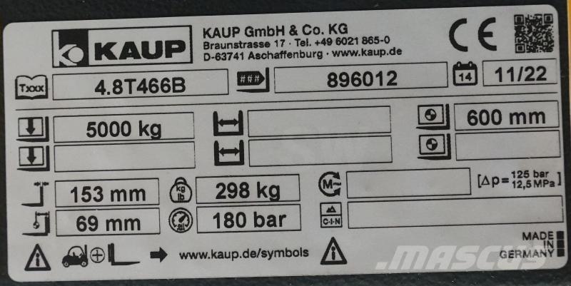 Kaup 4,8T466B Overige tweedehands voorzetapparatuur en componenten