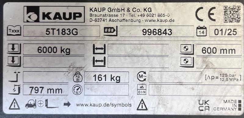 Kaup 5T183G Overige tweedehands voorzetapparatuur en componenten
