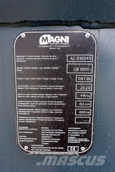 Magni 1000 L Laden en Lossen - overige
