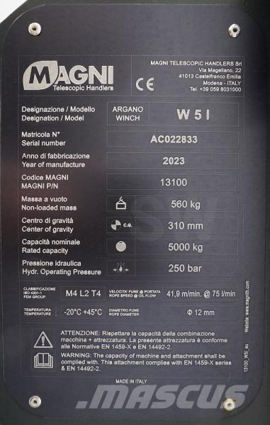 Magni W 5 I Laden en Lossen - overige