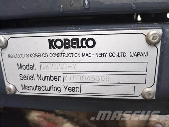 Kobelco SK75SR-7 Rupsgraafmachines
