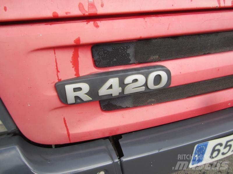 Scania R 420 Containertrucks met kabelsysteem