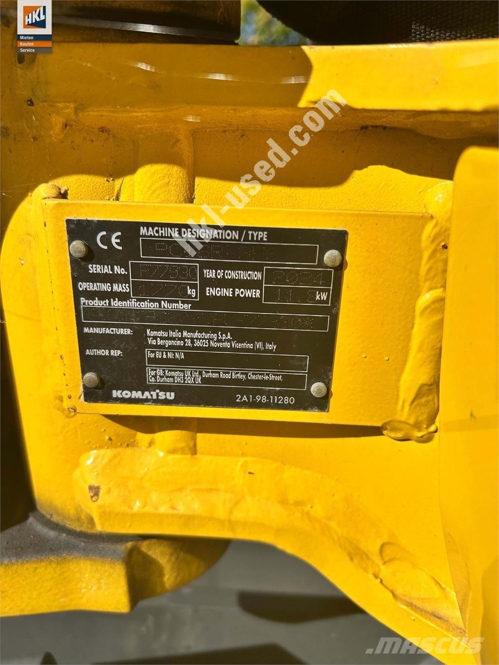 Komatsu PC 16 R-3HS Minigraafmachines < 7t