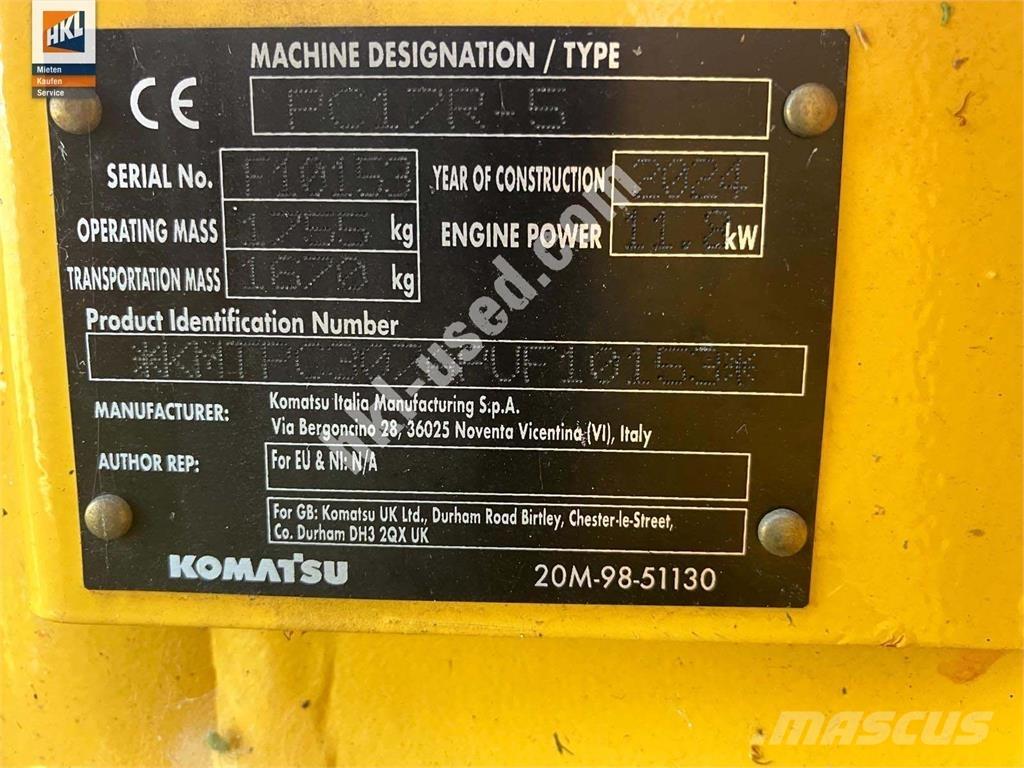 Komatsu PC 17 R-5 Minigraafmachines < 7t