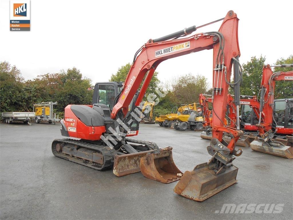 Kubota KX 080-4 Minigraafmachines < 7t