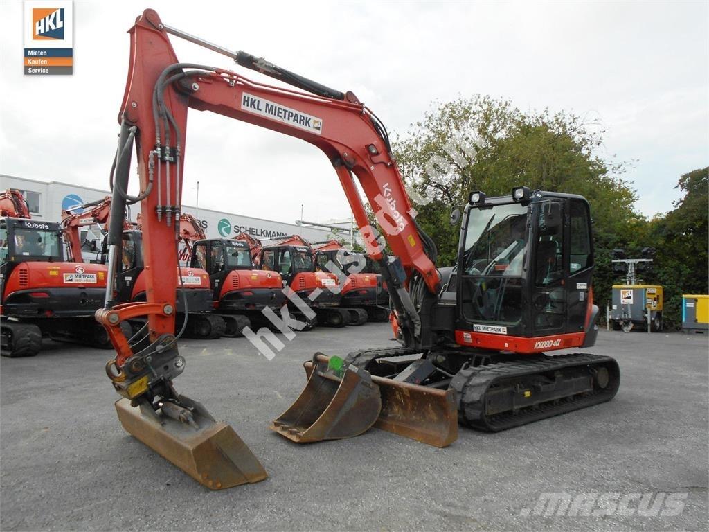Kubota KX 080-4 Minigraafmachines < 7t