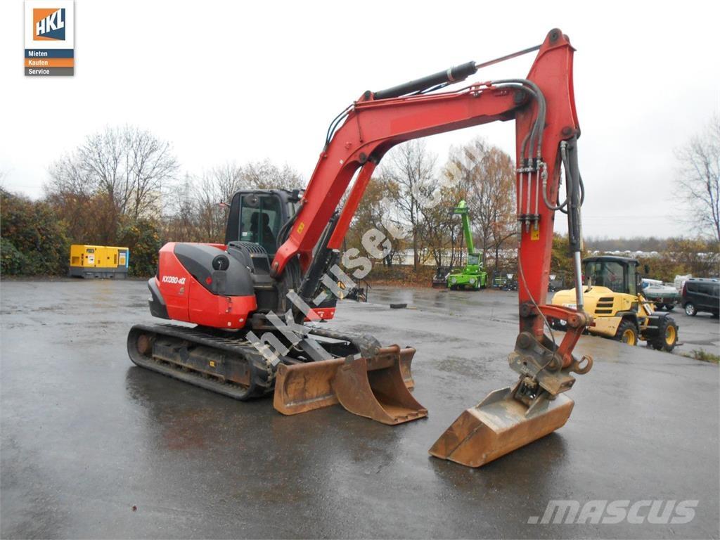 Kubota KX 080-4 Minigraafmachines < 7t