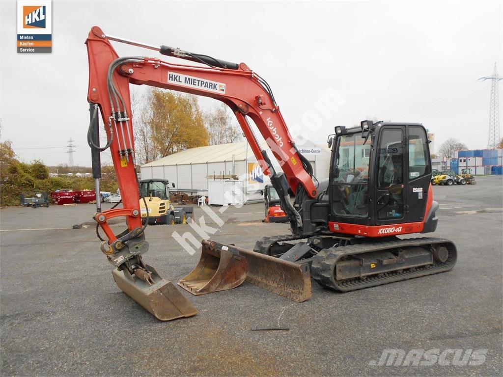 Kubota KX 080-4 Minigraafmachines < 7t