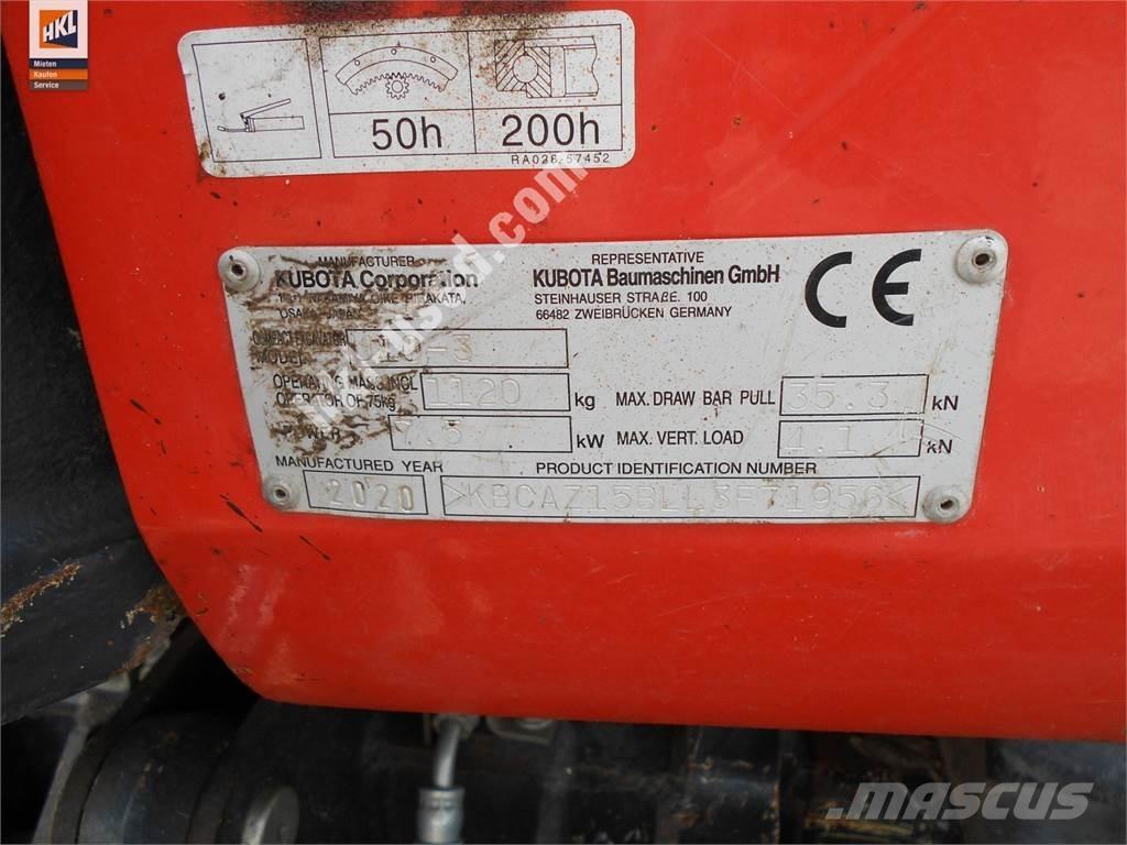 Kubota U 10-3 Minigraafmachines < 7t