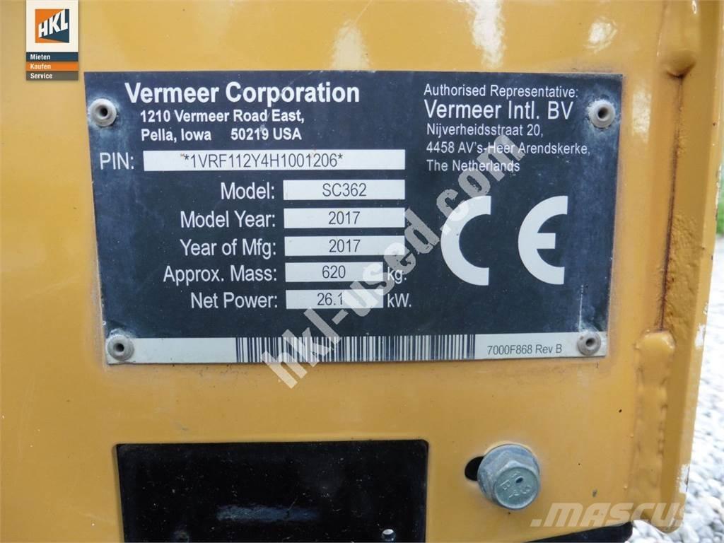 Vermeer SC 362 Bouw - Overige