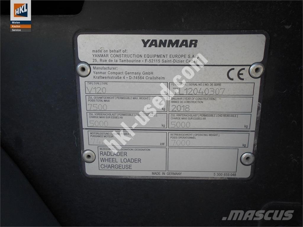 Yanmar V 120 Wielladers