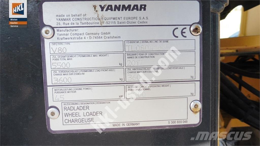 Yanmar V 80 Wielladers