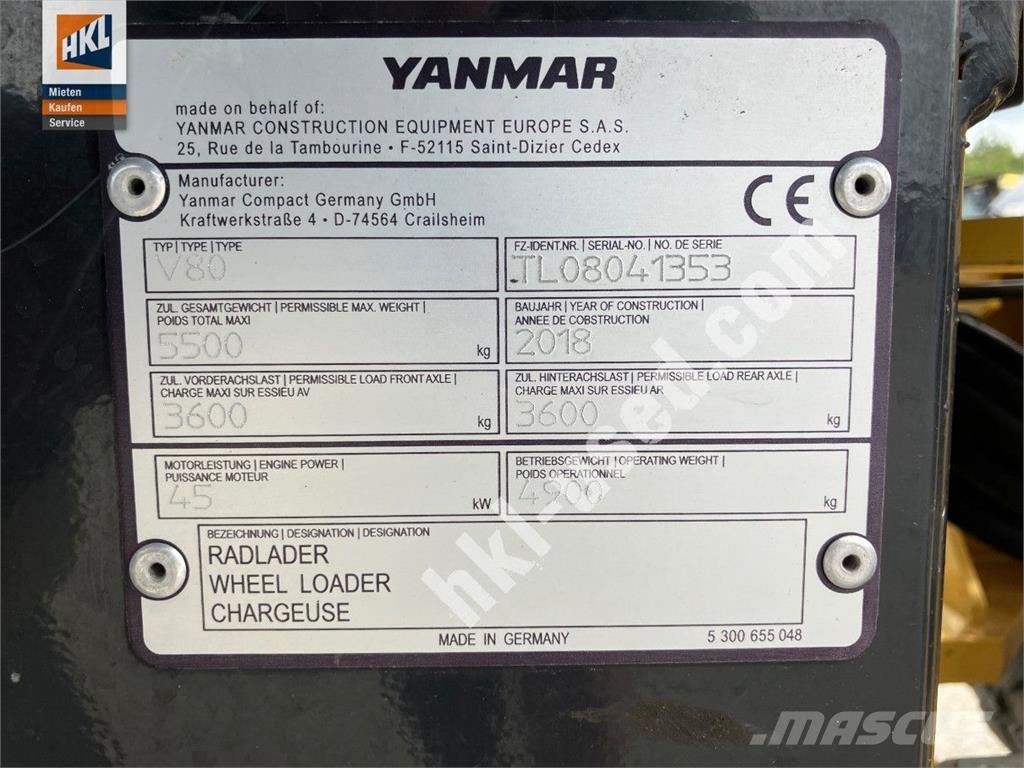 Yanmar V 80 Wielladers