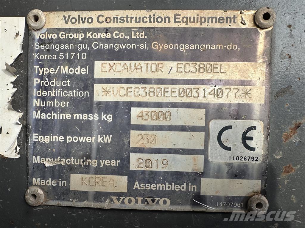 Volvo EC380E Bouw - Overige