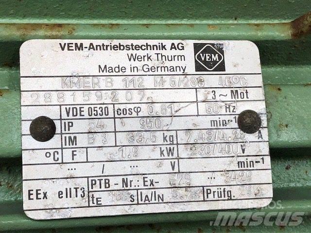  1,9 kW VEM E-Motor Motoren