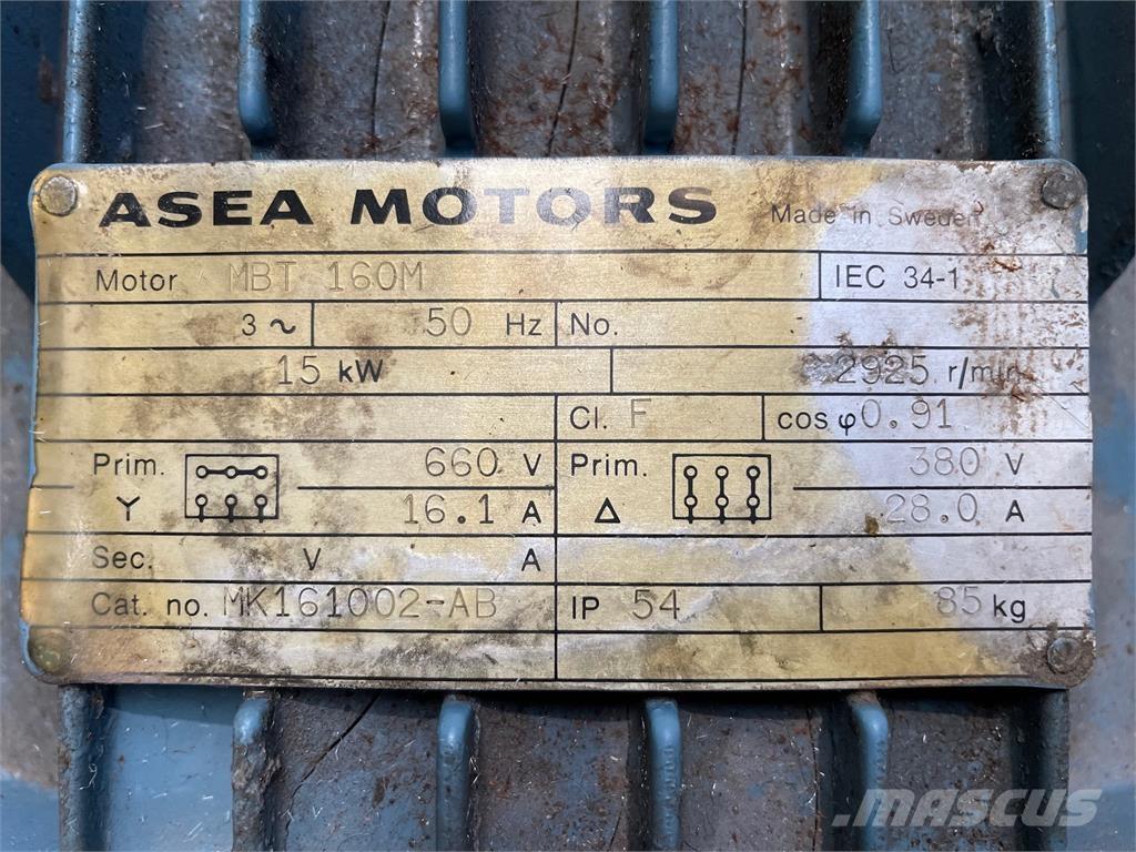  15 kw Asea MBT160M E-motor Motoren