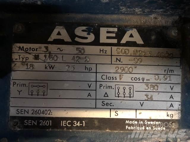  18 kW Asea E-Motor Motoren