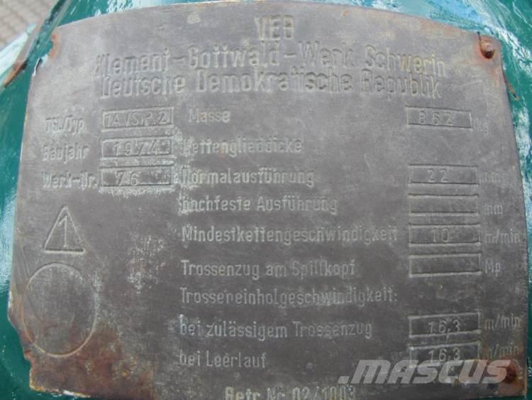  Capstan spil VEB 1AVSP2 Takels, lieren en materiaalliften