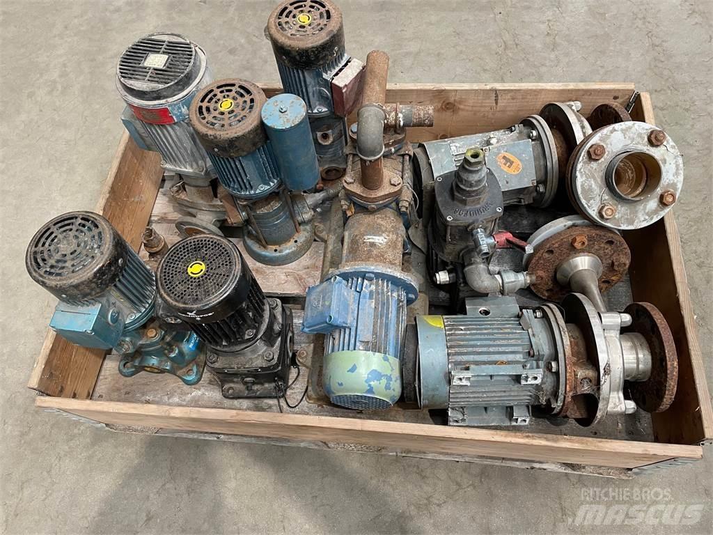  Diverse pumper Waterpompen