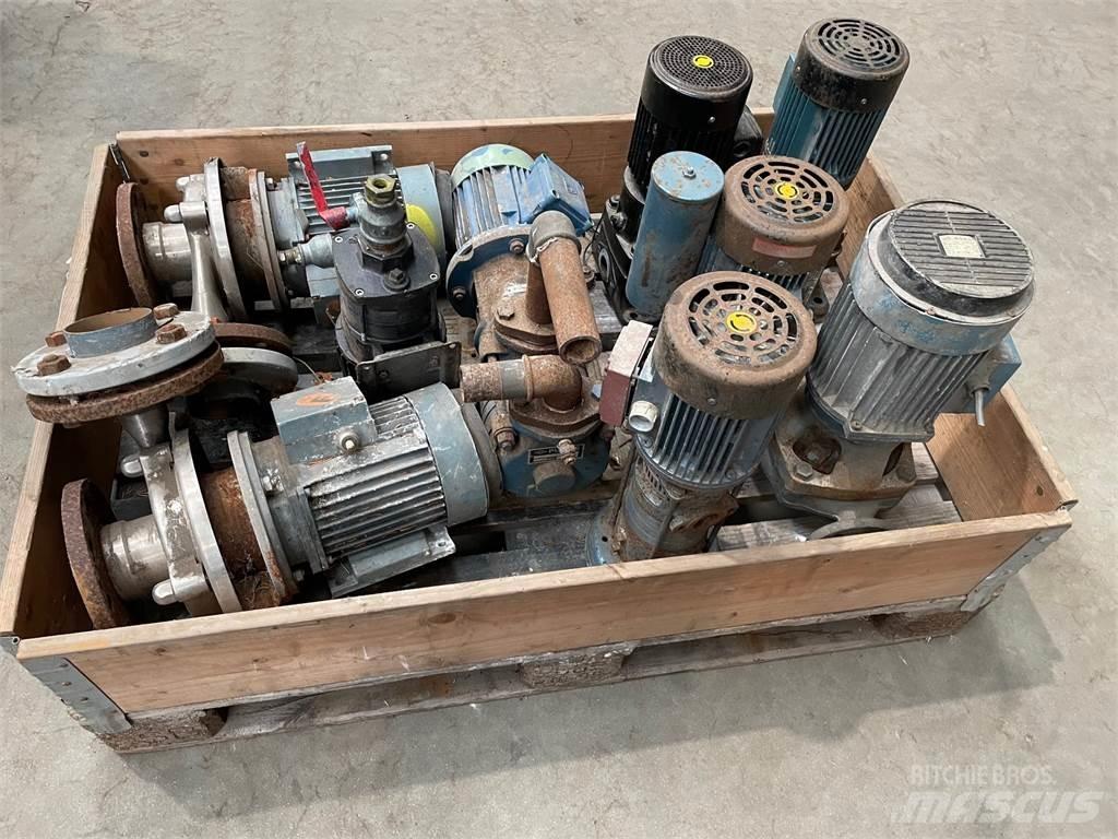  Diverse pumper Waterpompen
