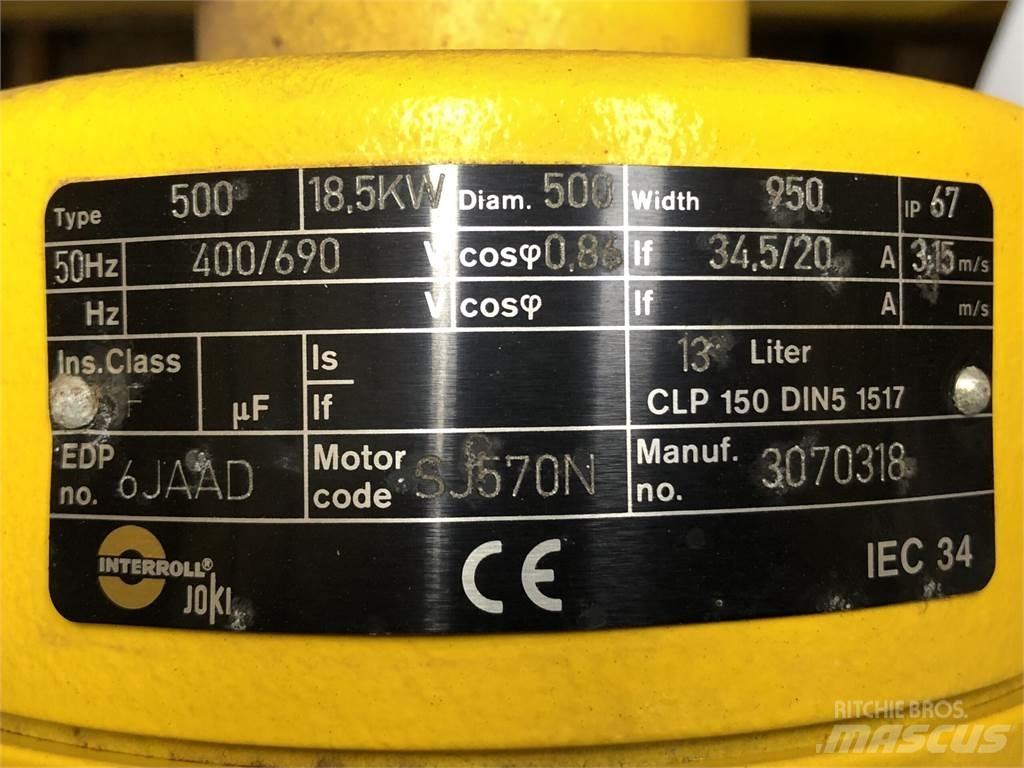 Joki Tromlemotor Type 500 Transportbanden