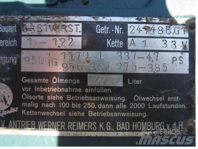  P.I.V. gear Type GA B1VERST Versnellingsbakken