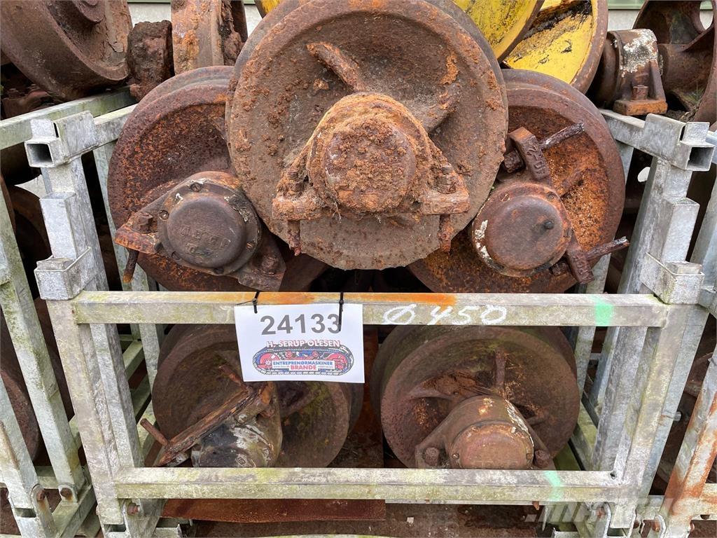  Skinnehjul ø450 mm + flange Banden, wielen en velgen