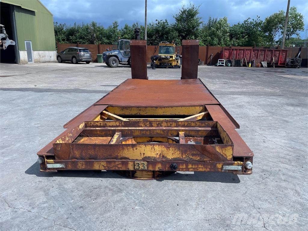  Trailerbund med slidsker Low loader-semi-trailers