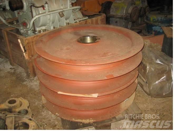  Wirehjul, ubrugte - 4 stk. Kranen onderdelen en gereedschap