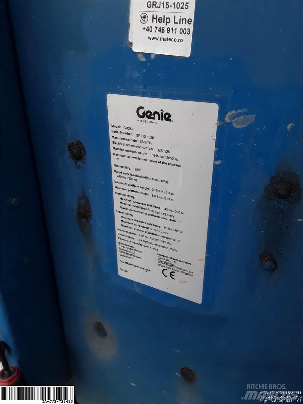 Genie GR26J Personenliften en invalideliften
