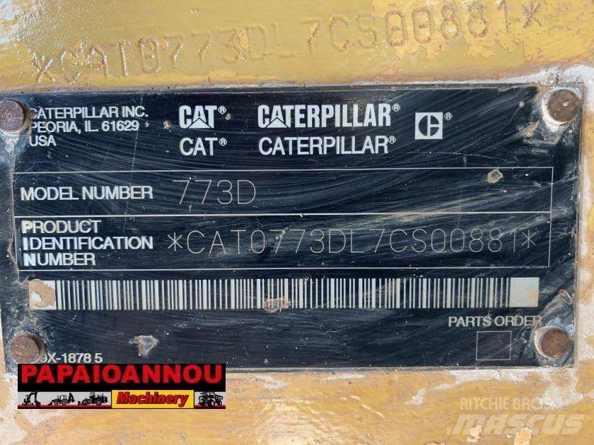 CAT 773D Bouw - Overige