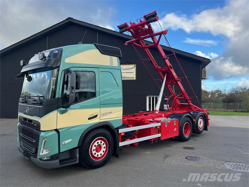 Volvo FM500 Globe Containertrucks met kabelsysteem