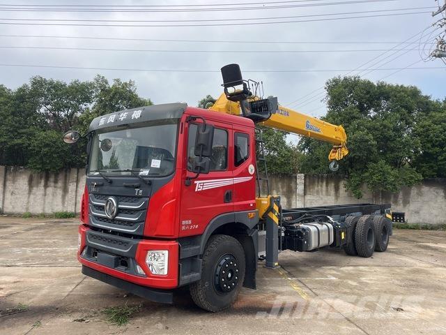 Dongfeng T5 Vlakke laadvloer met kraan