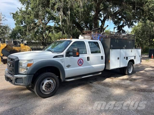 Ford F-550 Bestelwagens met open laadbak