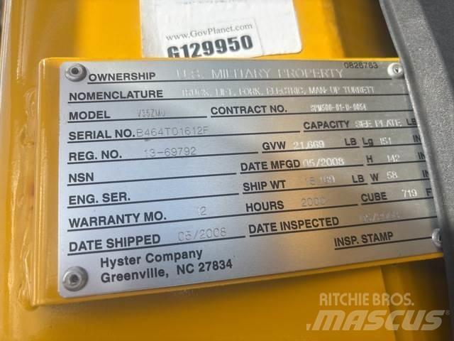 Hyster V35ZMU Orderpicker voor middelhoog niveau