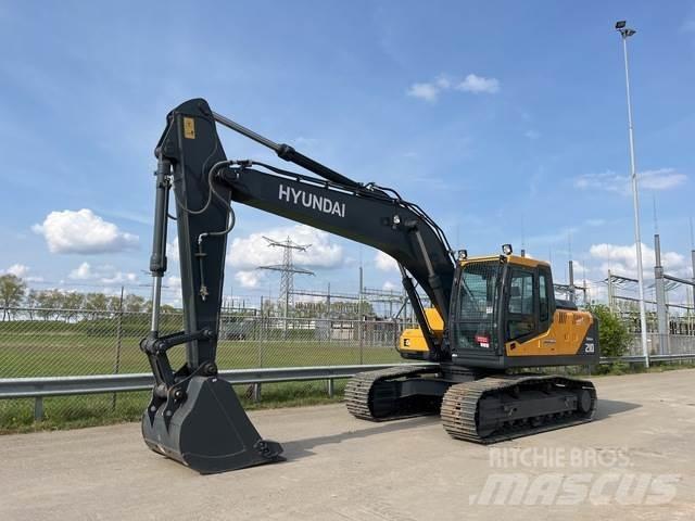 Hyundai R210 Rupsgraafmachines