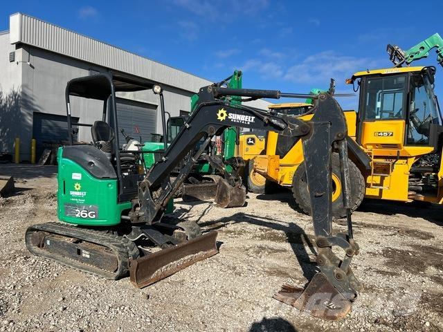 John Deere 26G Rupsgraafmachines