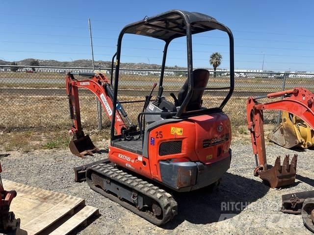 Kubota KX018-4 Rupsgraafmachines