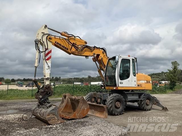 Liebherr A314 Wielgraafmachines